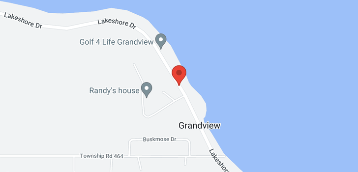 map of 25 Grandview Beach